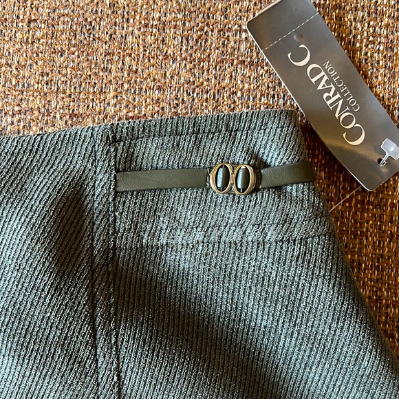 Green Corduroy Midi Skirt - Picture 5 of 13